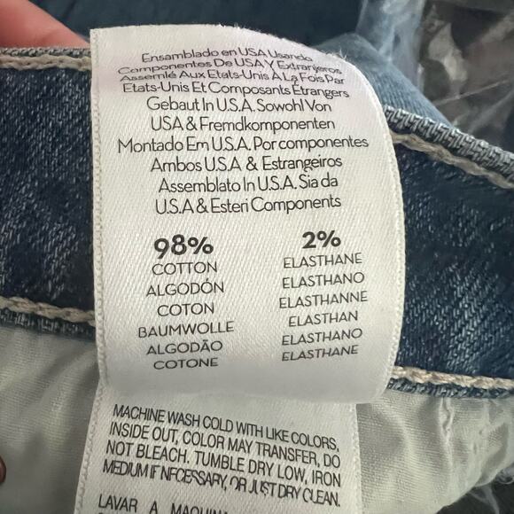 Mother Superior High Rise Pick Up Skimp Jean In My Melancholy Size 23 - Picture 9 of 13